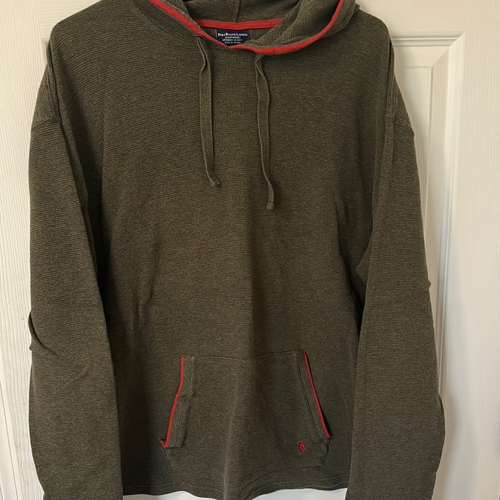 Ralph Lauren Polo  Men's Olive Hoodie sleep shirt
